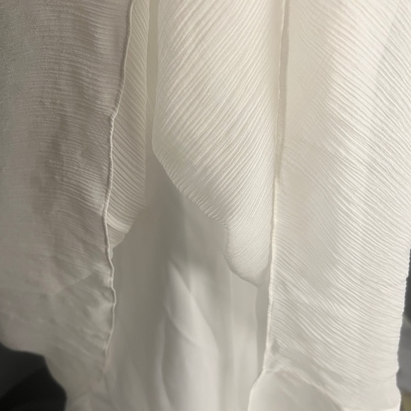 Silk and Sequence White Dress - Picture 16 of 16